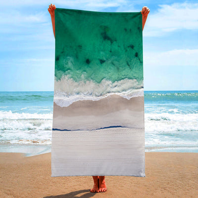 Toalla de Playa Cuadrada de Fibra Ultrafina Tejida Plana - Image 13