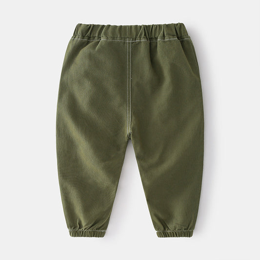 Pantalones para Niños Modernos de Cintura Media - Diseño Elegante y Cómodo