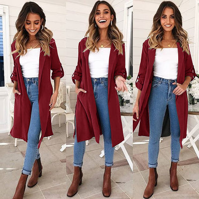 Abrigo Trench Largo para Mujer - Image 4