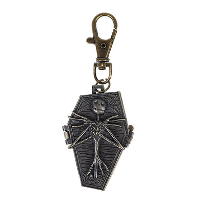 Reloj de Bolsillo Calavera Gótico Cadena Plateada Negro - Image 10