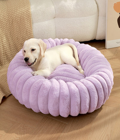 Cama Térmica Redonda de Felpa para Gatos y Perros - Nido Acogedor Invierno - Image 43