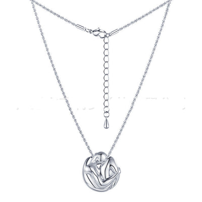 Collar Colgante Abrazos 3D - Diseño Moderno Personalidad - Image 10