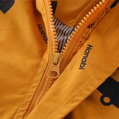 Abrigo Acolchado Infantil con Capucha - Diseño Coreano Estampado para Niños y Niñas - Image 5