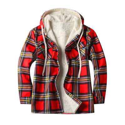 Chamarra Tipo Shirt con Capucha y Forro Polar para Hombre - Image 6