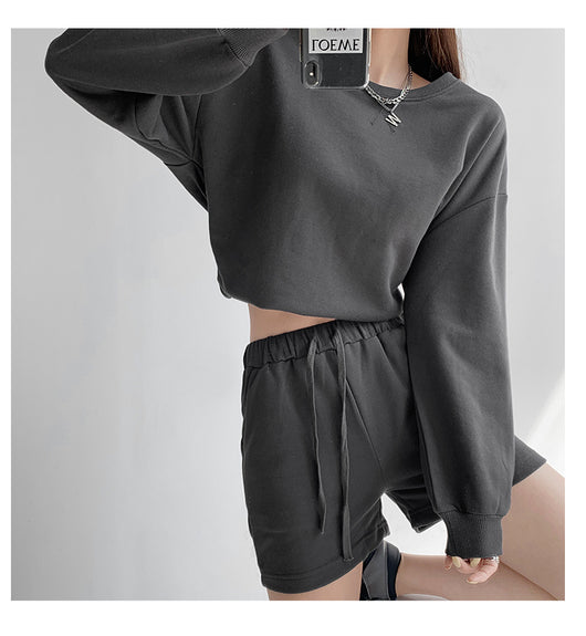 Conjunto Deportivo Casual Mujer Manga Larga Cuello Redondo Primavera Otoño - Image 22