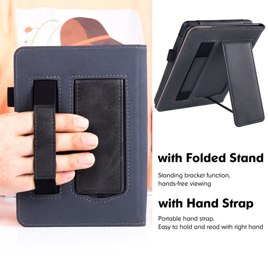 Funda de Cuero con Soporte de Muñeca para Kindle Paperwhite 11 - Image 86