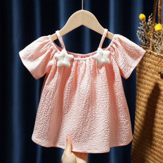 Playera Princesa de Moda para Niña - Manga Corta Estilo Sling - Image 12
