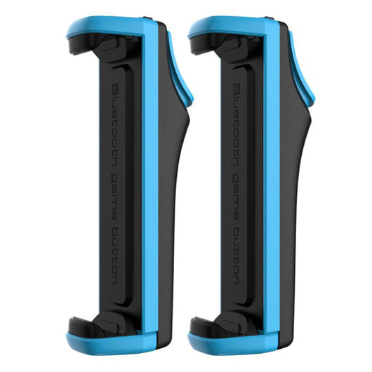 Pair of black and blue Bluetooth game buttons for mobile phones, featuring a trigger design for enhanced gaming. - Image 12