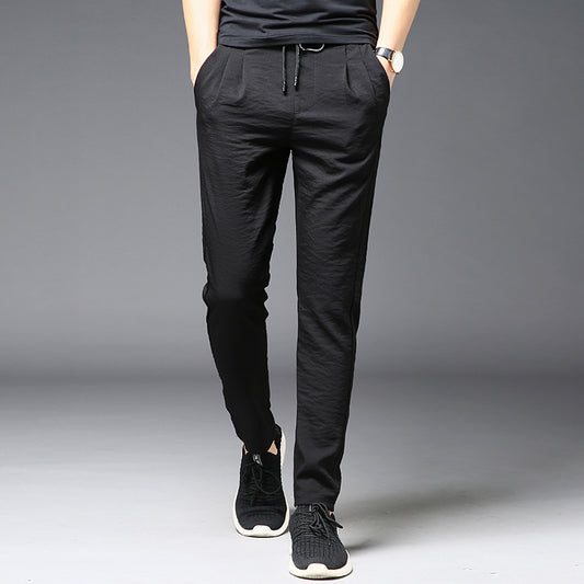 Pantalones Casuales Daddy Ice Silk Verano - Ligeros y Frescos para Hombre