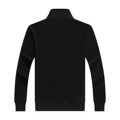 Chaqueta Suéter de Terciopelo Dorado Grabado con Cuello de Pie y Personalización - Image 35