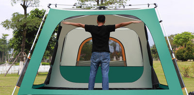 Tienda de Campaña Automática para 3-8 Personas - Aluminio Reforzado Doble Capa Impermeable - Image 17