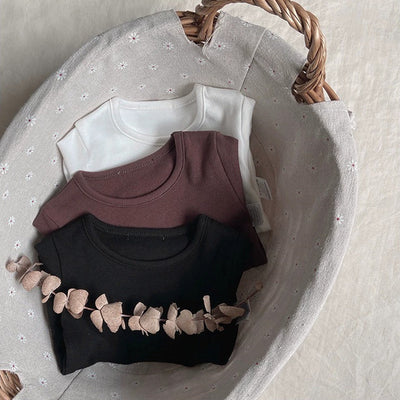 Playera Básica de Cuello Redondo para Niños Pequeños