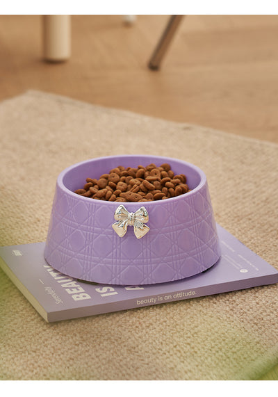 Comederos para Mascotas con Diseño de Moño - Platos Elegantes para Perros y Gatos - Image 20