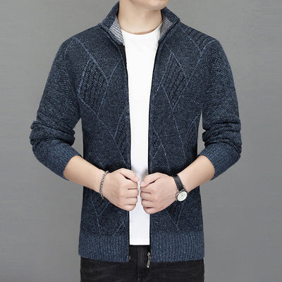 Cardigan Tejido para Hombre con Cashmere y Forro Térmico - Image 9