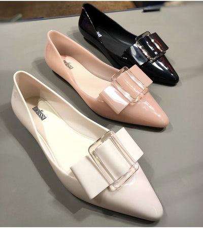 Zapatos Elegantes de Punta Cuadrada con Nudo Simple para Mujer - Image 8