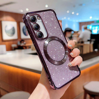 Funda Transparente con Plaquinado Magnético para Celular - Image 2