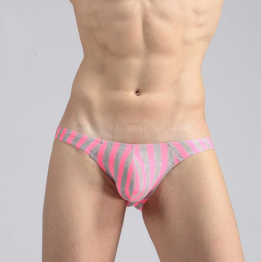 Calzoncillos Tipo Boxer Cintura Baja Convexos de Algodón y Licra con Franjas - Image 6
