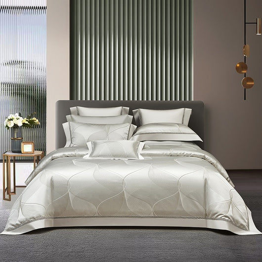 Juego de Cama Jacquard de Precisión Silk Town - 4 Piezas - Image 9