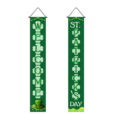 Cartel de Bienvenida para Puerta con Bandera del Día de Irlanda - Image 35