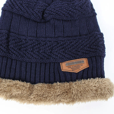 Conjunto de Gorro y Bufanda de Terciopelo Grueso para Hombre y Mujer - Image 6