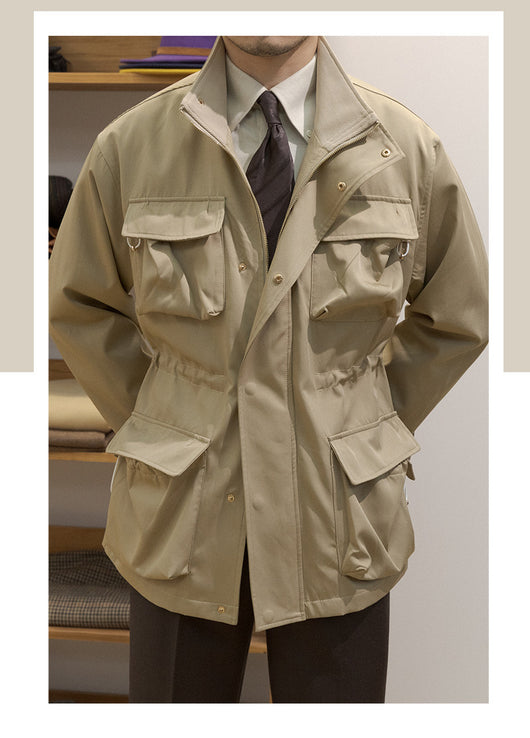 Abrigo Holgado Impermeable y Cortaviento para Primavera - Image 10