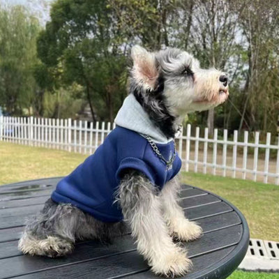 Suéter Reflectante Ajustado para Perros y Gatos - Diseño Azul y Blanco - Image 15