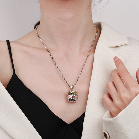 Pendiente Pirata Vintage en Plata 925 con Zircón Rosa - Image 9