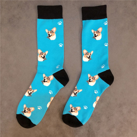 Calcetines Medianos Corgi 3D con Diseño de Trasero Adorable - Image 7