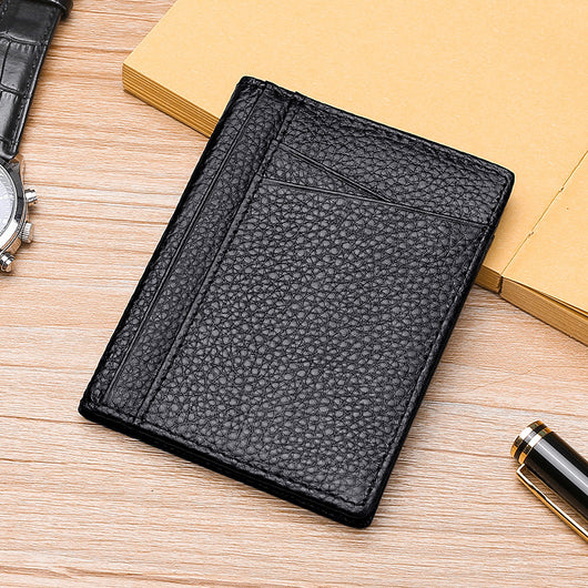Cartera Ejecutiva de Cuero Genuino para Tarjetas - Diseño Premium Minimalista - Image 9