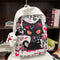 Mochila para Chicas Estilo Harajuku con Graffiti Personalizado, Simple y Versátil