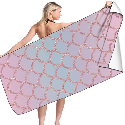 Toalla de Baño Microfibra 3D con Diseño Playa - Rectangular Premium - Image 24