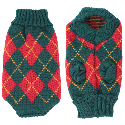 Suéter para Gato Multicolor con Cuello Solapa - Diseño Casual - Image 3