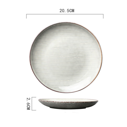 Plato Desayunero Multiusos Cerámica Pintada a Mano Estilo Rústico - Image 75