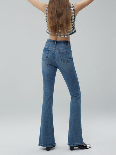 Pantalones Acampanados con Abertura Lateral para Mujer - Image 11