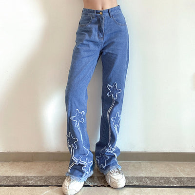 Pantalones Vaqueros Acampanados Cintura Alta Ajustados - Image 15