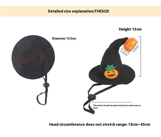 Sombrero de Calabaza Halloween para Gatos - Image 13