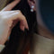 Aretes de Oro con Perla y Bolita Dorada