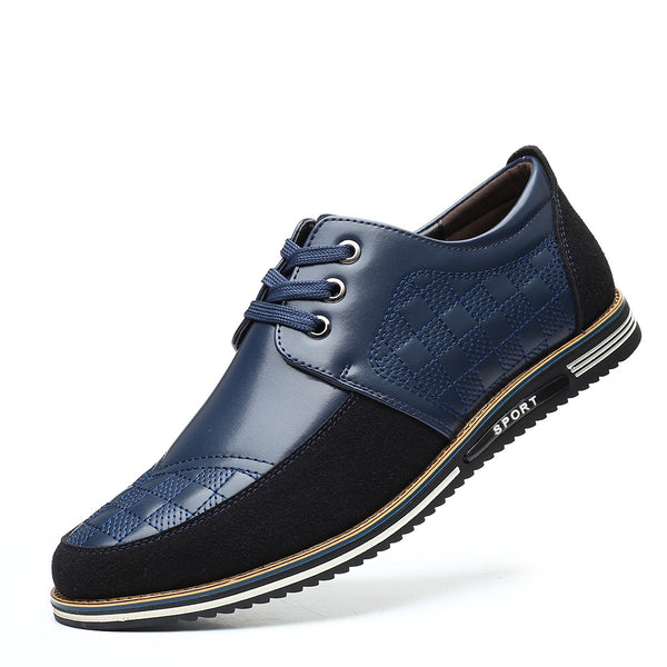 Zapatos Casuales para Hombre con Cordones y Diseño Entrelazado