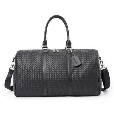 Bolsa Tote Trenzada con Relieve - Ideal para Viajes y Uso Diario - Image 10
