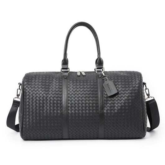 Bolsa Tote Trenzada con Relieve - Ideal para Viajes y Uso Diario - Image 10