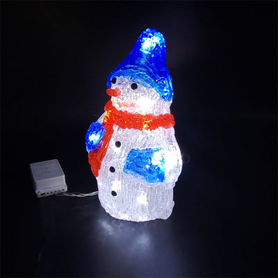 Decoración Navideña de Muñeco de Nieve en Acrílico y Resina Epoxi para Ventanas - Image 16