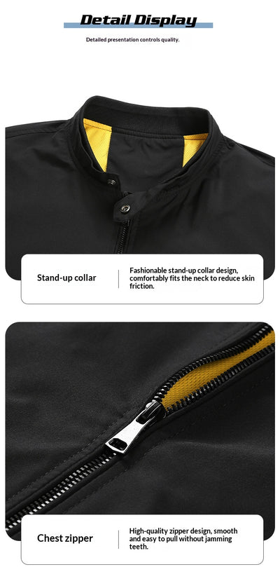 Chaqueta para Hombre Cuello Alto Otoño - Image 16