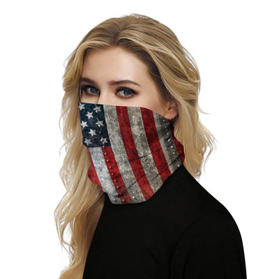Mascarilla Multiusos con Bandera Americana Impresa - Image 12