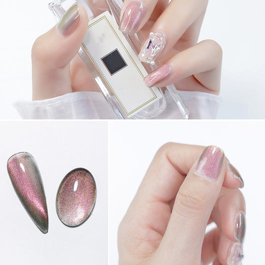 Esmalte de Uñas Efecto Ojo de Gato Té con Leche 7ml - Image 6