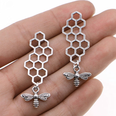 Dije Abeja Voladora 45x15mm - Colgante de Colmena 2.2g - Image 4