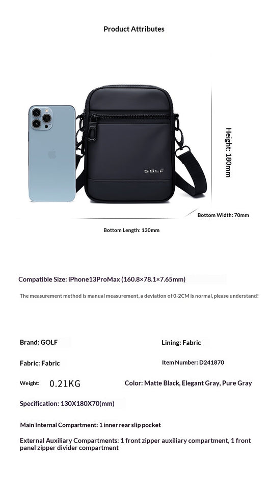 Bolsa Deportiva para Hombre con Correa al Hombro - Image 11