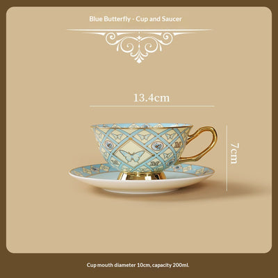 Juego de Taza y Plato de Cerámica Premium con Diseño Impreso - Image 18