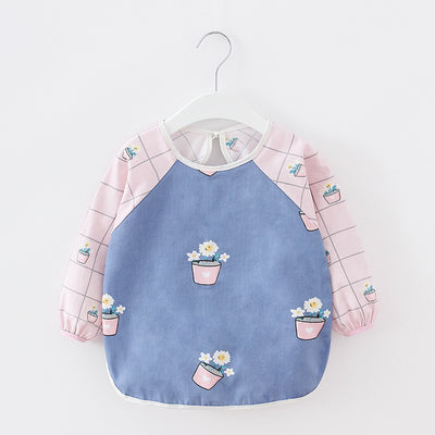 Babero Delantal de Algodón con Bolsillo para Bebés y Niños - Image 13