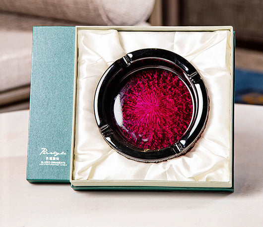 Cenicero de Vidrio Redondo Multicolor - Decoración Elegante - Image 10