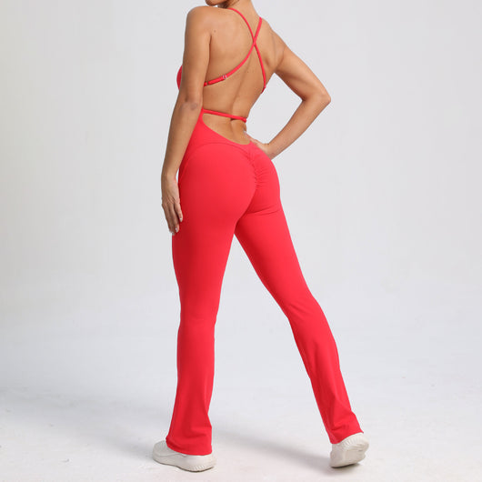 Jumpsuit Deportivo de Alta Intensidad con Tirantes Ajustables para Yoga - Image 8